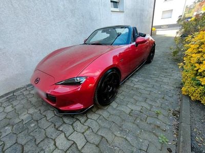 Usata Mazda MX5 Sports-Line 196 CV (144 kW) 2015 Rosso Cabrio