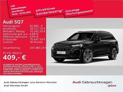 Gebraucht Audi SQ7 Sport 507 PS (372 kW) 2025 Schwarz SUV