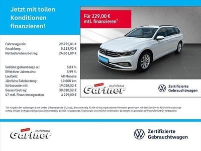 Gebraucht VW Passat IQ Drive 150 PS (110 kW) 2023 Gletscherweiß Kombi
