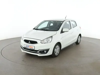 Gebraucht Mitsubishi Space Star Basis 71 PS (52 kW) 2017 Weiß Kleinwagen