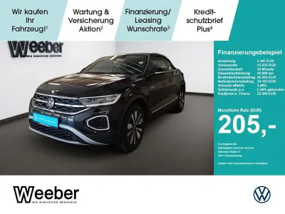 Gebraucht VW T-Roc Cabriolet Goal 116 PS (85 kW) 2025 Deep black perleffekt (metallic) Cabrio