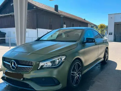 Brugt Mercedes CLA220 AMG 177 HK (130 kW) 2018 Grøn Sedan