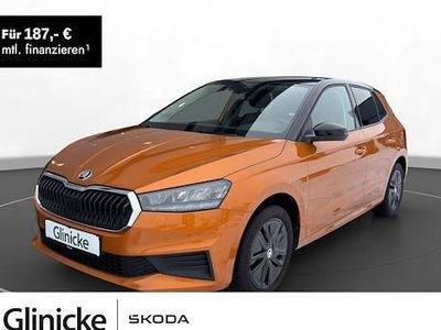 Gebraucht Skoda Fabia Ambition 95 PS (69 kW) 2022 Phoenix orange metallic Kleinwagen