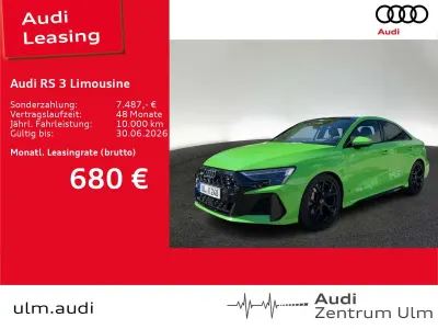 Brugt Audi RS3 Sport 400 HK (294 kW) 2026 Grøn Sedan