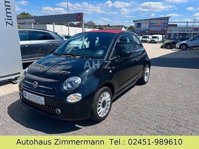 Schwarz Gebraucht 2020 Fiat 500C Lounge Cabrio | 12.850 € (Fairer Preis)