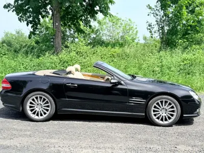 Gebraucht Mercedes SL500 AMG 387 PS (284 kW) 2006 Schwarz Cabrio