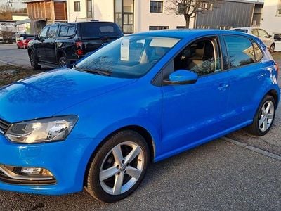 Gebraucht VW Polo Comfortline 90 PS (66 kW) 2014 Blau Kleinwagen