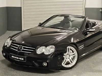 Używany Mercedes SL55 AMG AMG 517 KM (380 kW) 2007 Czarny Kabriolet