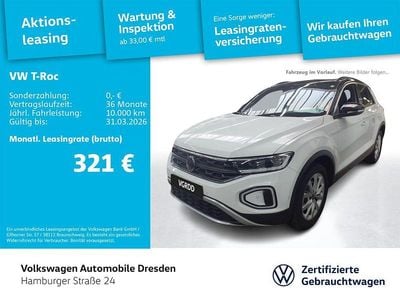 Gebraucht VW T-Roc Life 150 PS (110 kW) 2025 Schwarz SUV