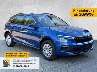 Neu Skoda Kamiq Selection 116 PS (85 kW) 2025 Raceblau metallic SUV