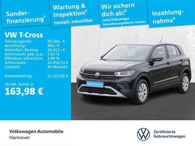 Gebraucht VW T-Cross Basis 95 PS (69 kW) 2025 Schwarz SUV