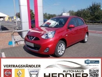 Gebraucht Nissan Micra Acenta 80 PS (58 kW) 2016 Rot metallic Kleinwagen