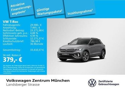 Grau Gebraucht 2025 VW T-Roc R-line SUV | 29.980 € (Superpreis)