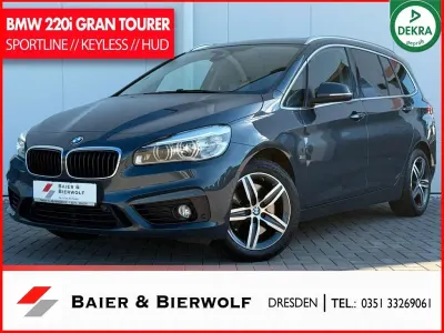 Gebraucht BMW 220 Gran Tourer Sport Line 192 PS (141 kW) 2017 Grau Van / Kleinbus