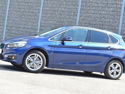 Brugt BMW 225 Active Tourer Luxury Line 136 HK (100 kW) 2017 Blå MPV