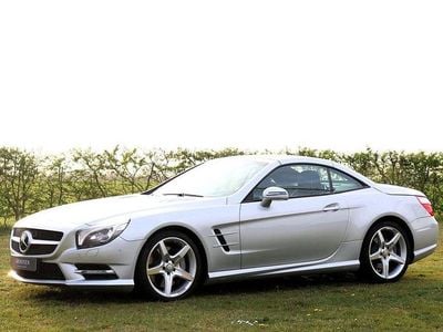 Usata Mercedes SL350 AMG 306 CV (225 kW) 2012 Grigio Cabrio