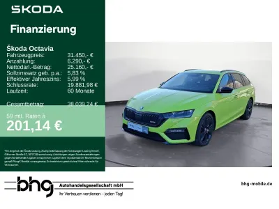 Brugt Skoda Octavia RS 245 HK (180 kW) 2024 Grøn Stationcar