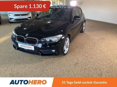 Schwarz Gebraucht 2016 BMW 118 Advantage Kleinwagen | 13.360 € (Fairer Preis)