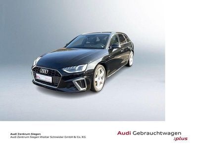 Mythosschwarz metallic Gebraucht 2022 Audi A4 S-Line Kombi | 29.910 € (Fairer Preis)