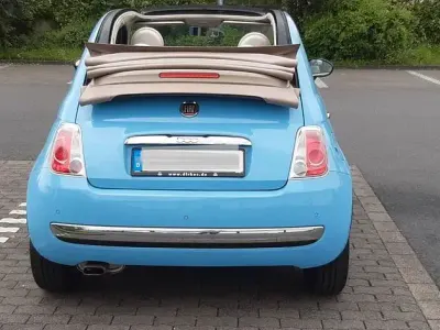Gebraucht Fiat 500C Lounge 69 PS (50 kW) 2013 Blau Cabrio