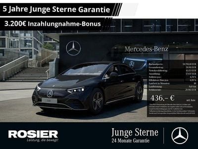 Gebraucht Mercedes EQE350 Premium Plus 214 kW (292 PS) 2024 Schwarz / obsidianschwarz Limousine
