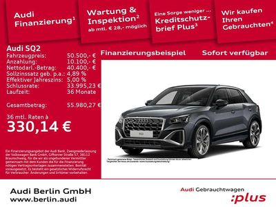 Sepangblau, perleffekt Gebraucht 2024 Audi SQ2 Ambiente SUV | 50.500 €
