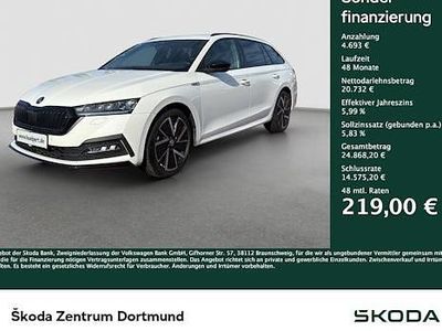 Gebraucht Skoda Octavia SportLine 150 PS (110 kW) 2022 Candyweiss Kombi