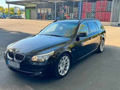 Brugt BMW 525 197 HK (144 kW) 2007 Sort Stationcar
