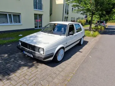 Gebraucht VW Golf II 55 PS (40 kW) 1990 Weiß Kleinwagen