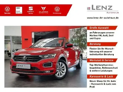Gebraucht VW T-Roc Cabriolet R-line 150 PS (110 kW) 2021 Kings red (metallic) Cabrio