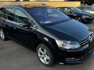 Brugt VW Sharan Highline 140 HK (102 kW) 2011 Sort MPV