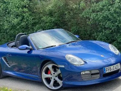 Occasion Porsche Boxster S 295 PK (216 kW) 2008 Blauw Cabriolet