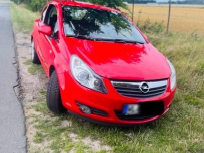 Gebraucht Opel Corsa 75 PS (55 kW) 2008 Rot Kleinwagen