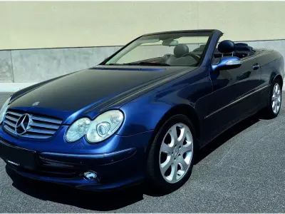 Gebraucht Mercedes CLK200 163 PS (119 kW) 2005 Blau Cabrio