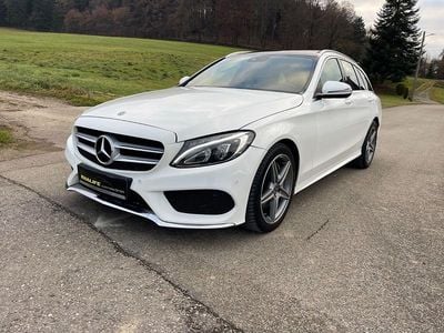 Gebraucht Mercedes C250 AMG line 211 PS (155 kW) 2017 Weiß Kombi