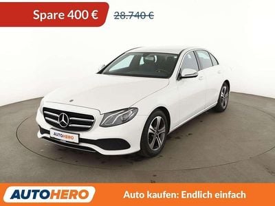 Gebraucht Mercedes E200 Avantgarde 160 PS (117 kW) 2019 Polarweiss Limousine