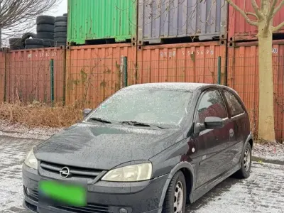 Gebraucht Opel Corsa 2002 Schwarz Kleinwagen
