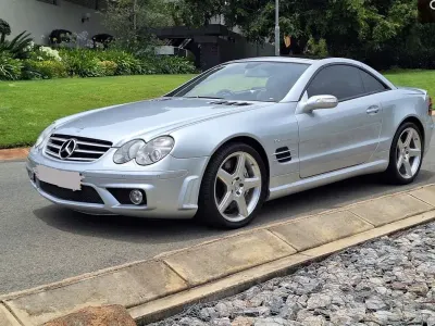 Gebraucht Mercedes SL500 AMG 306 PS (225 kW) 2001 Silber Cabrio