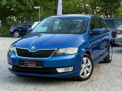 Gebraucht Skoda Rapid Ambition 90 PS (66 kW) 2016 Blau Kleinwagen