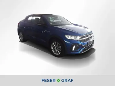 Gebraucht VW T-Roc Cabriolet R-line 150 PS (110 kW) 2024 Ravennablau Cabrio