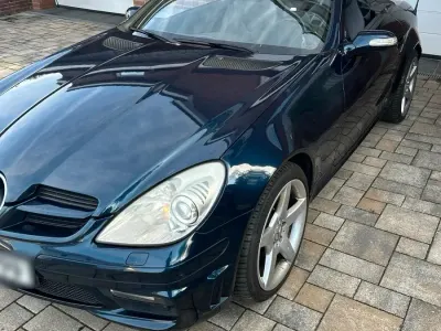 Gebraucht Mercedes SLK280 231 PS (169 kW) 2005 Blau Cabrio