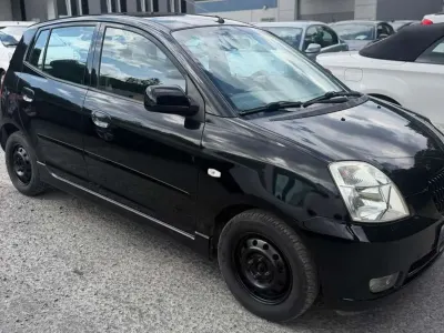 Gebraucht Kia Picanto EX 65 PS (47 kW) 2007 Galaxy black Kleinwagen