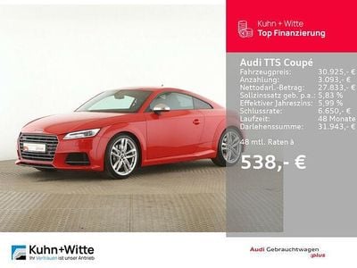 Gebraucht Audi TTS Design 310 PS (228 kW) 2018 Tangorot metallic Coupé