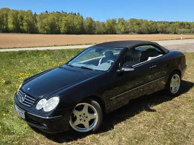 Gebraucht Mercedes CLK320 Avantgarde 218 PS (160 kW) 2004 Schwarz Cabrio