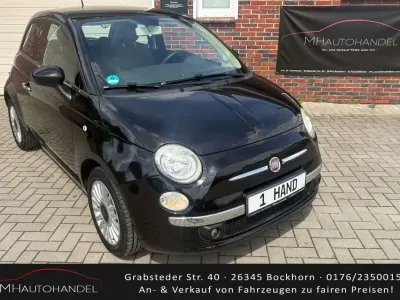 Gebraucht Fiat 500 Lounge 69 PS (50 kW) 2012 Colore esterno(vesuvio schwar) Kleinwagen