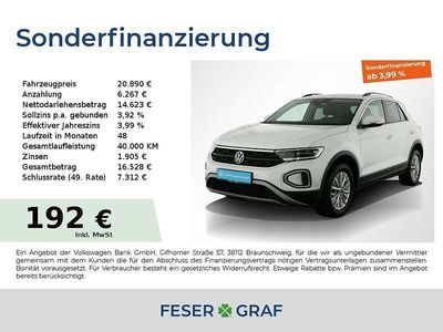 Weiss Gebraucht 2025 VW T-Roc Life SUV | 20.890 € (Fairer Preis)