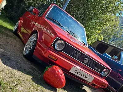 Gebraucht VW Golf Cabriolet 160 PS (117 kW) 1989 Rot Cabrio