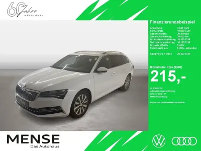 Gebraucht Skoda Superb Style 218 PS (160 kW) 2022 Moonweiß perleffekt Kombi