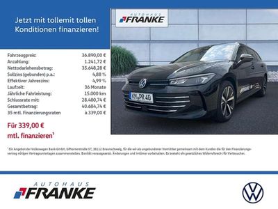 Gebraucht VW Passat IQ Drive 150 PS (110 kW) 2025 Schwarz Limousine