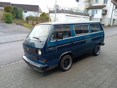 Gebraucht VW Caravelle 95 PS (69 kW) 1987 Blau Van / Kleinbus